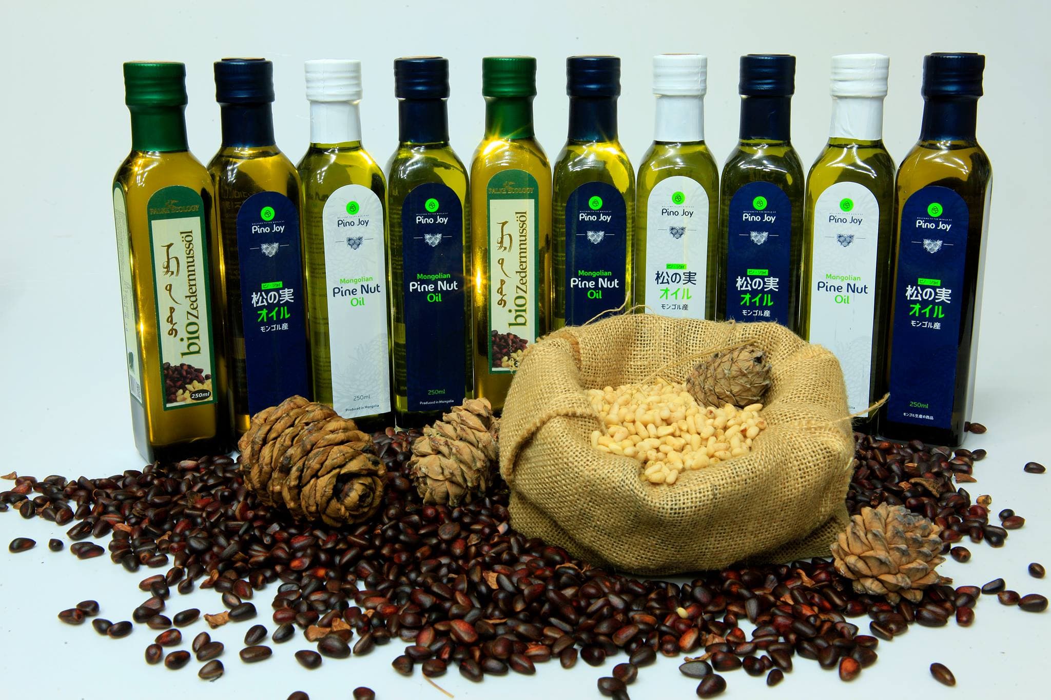 Pine nuts oil PinoJoy brand